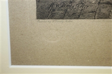 'Royal And Ancient' Clubmakers Print by W. Dendy Sadler w/ Embossed Print Mark