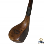 Harry Vardon Ganton Stamped Hickory Club w/ Brassie Sole & Vardon Shaft Stamp