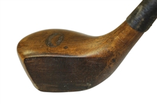 'Harry Vardon Ganton' Stamped Hickory Club w/ Brassie Sole & Vardon Shaft Stamp