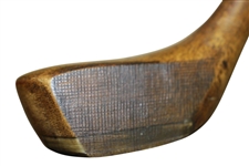 'Harry Vardon Ganton' Stamped Hickory Club w/ Brassie Sole & Vardon Shaft Stamp