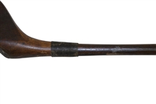 'Harry Vardon Ganton' Stamped Hickory Club w/ Brassie Sole & Vardon Shaft Stamp