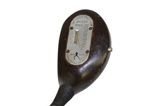 The Leven Practice Driver British Club w/ Projected Yardage Meter - Very Good Condition