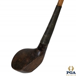 Prestwick Clubs Spliced Neck Wood Shafted Wood Circa 1900 w/ Head Stamp 