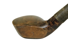 'Prestwick Clubs' Spliced Neck Wood Shafted Wood Circa 1900 w/ Head Stamp 