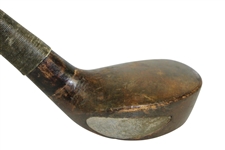 'Prestwick Clubs' Spliced Neck Wood Shafted Wood Circa 1900 w/ Head Stamp 