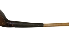 'Prestwick Clubs' Spliced Neck Wood Shafted Wood Circa 1900 w/ Head Stamp 