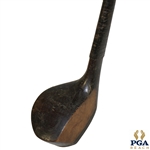 Slazenger Spliced Neck Wood Shafted Wood w/ Head Stamp - Brassie Sole