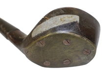 Slazenger Spliced Neck Wood Shafted Wood w/ Head Stamp - Brassie Sole