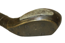 Willie Park Spliced Neck Transitional Wood Shafted Fairway Club Circa 1900 w/ Shaft & Head Stamps