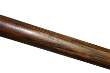 Willie Park Spliced Neck Woods Club Circa 1900 - Shaft & Head Stamp w/ Leather Face