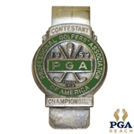 1959 PGA Championship at Minneapolis GC Contestant Badge - Bob Rosburg Winner