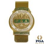 1960 PGA Championship at Firestone CC Contestant Badge - Jay Hebert Winner