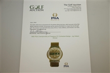 1960 PGA Championship at Firestone CC Contestant Badge - Jay Hebert Winner