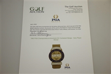 1962 PGA Championship at Aronimink GC Contestant Badge - Gary Player Winner