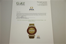 1963 PGA Championship at Dallas Athletic Club Contestant Badge - Jack Nicklaus Winner