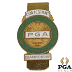 1964 PGA Championship at Columbus CC Contestant Badge - Bobby Nichols Winner