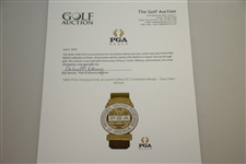 1965 PGA Championship at Laurel Valley GC Contestant Badge - Dave Marr Winner