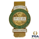 1968 PGA Championship at Pecan Valley CC Contestant Badge - Julius Boros Winner