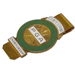 1968 PGA Championship at Pecan Valley CC Contestant Badge - Julius Boros Winner