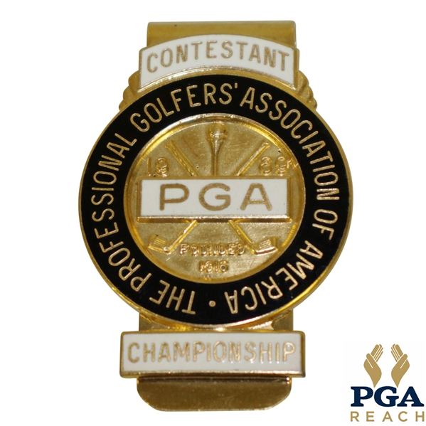 1969 PGA Championship at NCR Contestant Badge - Ray Floyd Winner