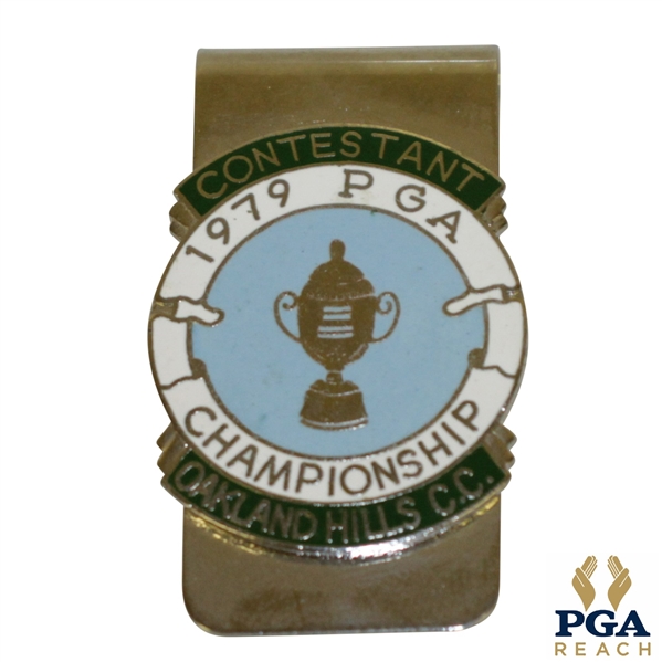 1979 PGA Championship at Oakland Hills CC Contestant Badge - David Graham Winner