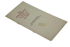 1921 'The Philosophy of Golf for Old and Young' by USSGA President Frank Presbrey Pamphlet