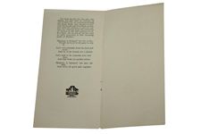 1921 'The Philosophy of Golf for Old and Young' by USSGA President Frank Presbrey Pamphlet