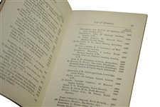 1912 North Berwick New Club Rules & Regulations and List of Members Booklet