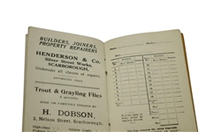 1923 Ganton Golf Club Charterhouse Score Book & Scoring Card - 1949 Ryder Cup Location