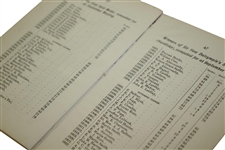 1923 North Berwick New Club Rules & Regulations and List of Members Booklet
