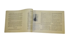 Golf Antiquities Booklet - Catalog of Old Golf Clubs Collected from Golf's Golden Years