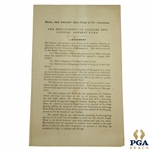1890 Royal & Ancient GC of St. Andrews Employment of Caddies & Caddies Benefit Fund - December