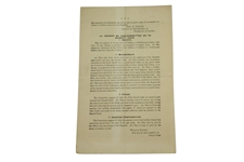 1890 Royal & Ancient GC of St. Andrews Employment of Caddies & Caddies Benefit Fund - December