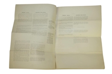 1891 Royal & Ancient St. Andrews Rules for the Game of Golf as Revised by The Special Committee