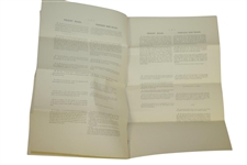 1891 Royal & Ancient St. Andrews Draft Rules for the Game of Golf Letter by The Special Committee