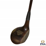 Jupiter Island Vero Beach FL Cleveland OH Joe Mitchell Club w/ Wood Notched Shaft Pat. 1909 - Very Good Condition