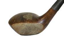 'Jupiter Island Vero Beach FL Cleveland OH' Joe Mitchell Club w/ Wood Notched Shaft Pat. 1909 - Very Good Condition