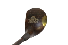 'Jupiter Island Vero Beach FL Cleveland OH' Joe Mitchell Club w/ Wood Notched Shaft Pat. 1909 - Very Good Condition