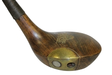 'Jupiter Island Vero Beach FL Cleveland OH' Joe Mitchell Club w/ Wood Notched Shaft Pat. 1909 - Very Good Condition