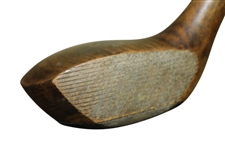 'Jupiter Island Vero Beach FL Cleveland OH' Joe Mitchell Club w/ Wood Notched Shaft Pat. 1909 - Very Good Condition