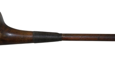 'Jupiter Island Vero Beach FL Cleveland OH' Joe Mitchell Club w/ Wood Notched Shaft Pat. 1909 - Very Good Condition
