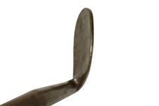 Hand Forged Smooth Concave Face Hickory Shafted Club w/ Original Owner's Initials 'H.E.C' Stamp