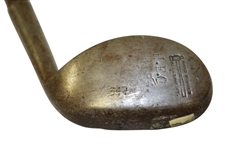 Hand Forged Smooth Concave Face Hickory Shafted Club w/ Original Owner's Initials 'H.E.C' Stamp