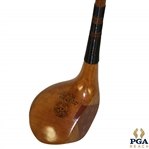 MacGregor/Burk Wood Shafted Driver Pat. 1919 Nashville, Tenn. w/ Shaft Stamp