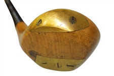MacGregor/Burk Wood Shafted Driver Pat. 1919 Nashville, Tenn. w/ Shaft Stamp