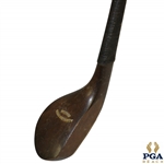 AG Spalding & Bros Makers Long Nose Wood Shafted Junior Wood w/ Sheepskin Grip - Very Good Condition