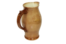 Royal Doulton Kingsware Airbrushed Pitcher w/ Golfer & Caddie