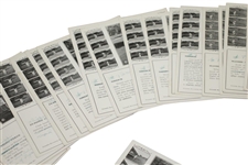 1947 Harry 'Lighthorse' Cooper Teaching Instructional Cards w/ Personal Notes Penned From Cooper - 102 in Total