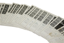 1947 Harry 'Lighthorse' Cooper Teaching Instructional Cards w/ Personal Notes Penned From Cooper - 102 in Total