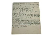 1947 Harry 'Lighthorse' Cooper Teaching Instructional Cards w/ Personal Notes Penned From Cooper - 102 in Total